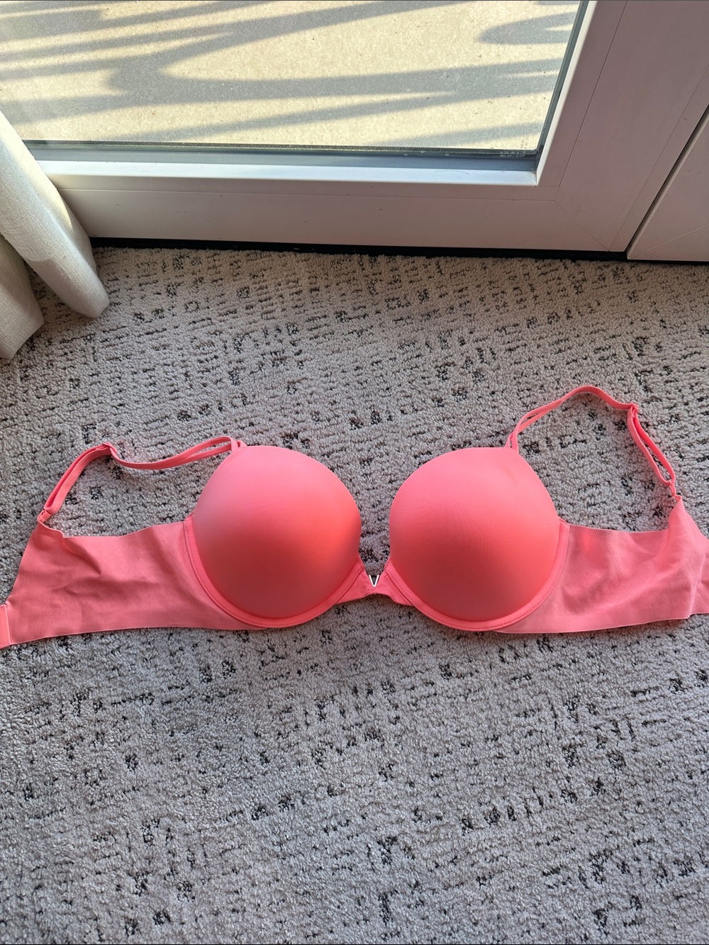 Victoria's Secret Coral Pink Push-Up Bra